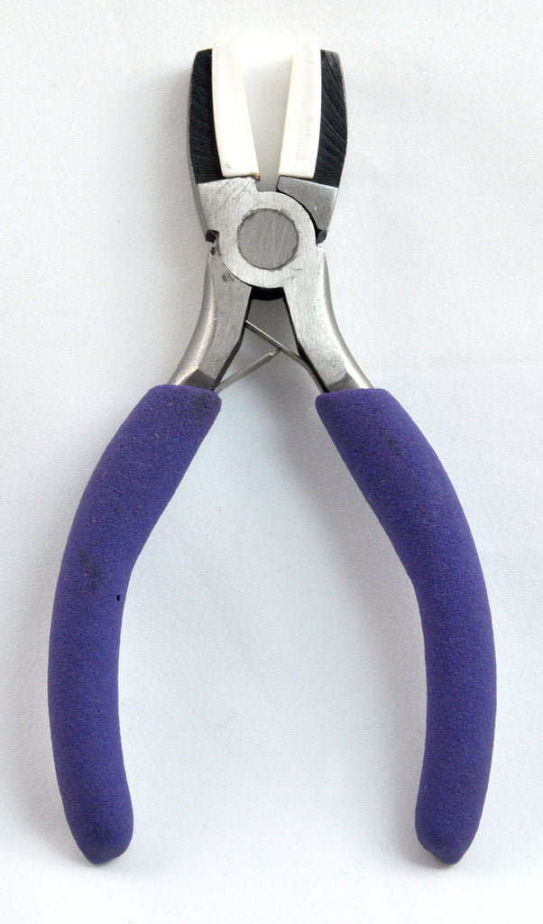 Flat Nose Pliers Nylon Jaws Wide Tips Wire Wrapping Jewelry